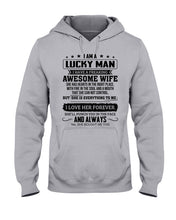 Load image into Gallery viewer, She Is Everything To Me My Freaking Awesome Wife Gift For Family Hoodie
