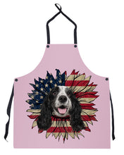 Load image into Gallery viewer, English Cocker Spaniel US Sunflower Gift For Dog Lovers Apron
