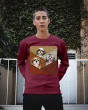 Load image into Gallery viewer, Three Cute Shih Tzu In Bag Gift For Dog Lovers Sweatshirt
