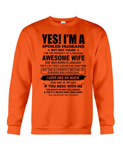 Load image into Gallery viewer, I'm A Spoiled Husband But Not Yours - Awesome Wife Who Was Born In January Sweatshirt
