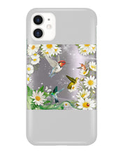 Load image into Gallery viewer, Hummingbird With English Daisy Gift For Birds Lovers Phone case
