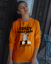 Load image into Gallery viewer, Crazy Goat Lady 2020 Quarantined Gift For Goat Lovers Unisex Long Sleeve
