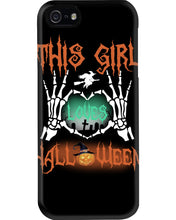Load image into Gallery viewer, This Girl Loves Halloween Gift For Girls Phone case
