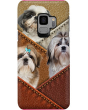 Load image into Gallery viewer, Three Cute Shih Tzu In Bag Gift For Dog Lovers Phone case
