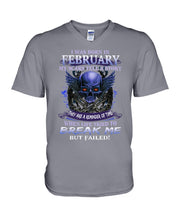 Load image into Gallery viewer, They Are A Reminder Of Time When Life Try To Break Me Gift For February  Men Guys V-Neck
