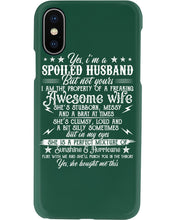 Load image into Gallery viewer, Shes Stubborn Messy And A Brat At Times Black Gift For Husband Phone case
