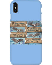 Load image into Gallery viewer, Do What Makes You Happy With Bats Gift For Girls Phone case
