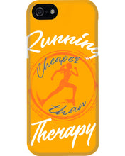 Load image into Gallery viewer, Running Cheaper Than Therapy Gift For Running Lovers Phone case
