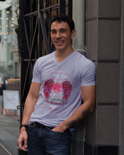 Load image into Gallery viewer, You Taught Me Many Things In Life Custom Name Gift For Son Name Michael Guys V-Neck
