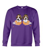 Load image into Gallery viewer, Beagle Hand Bones My Breast Gift For Dog Lovers Sweatshirt
