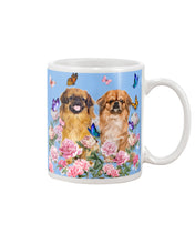 Load image into Gallery viewer, Pekingese With Peonies Gift For Dog Lovers Mug
