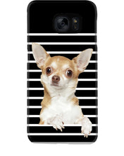 Load image into Gallery viewer, ln Chihuahua Horizontal Stripes Gift For Dog Lovers Phone case

