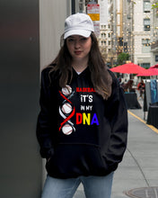 Load image into Gallery viewer, Baseball Be My DNA Gift For Sport Lovers Hoodie
