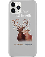 Load image into Gallery viewer, Custom Name Deers Gift For Boyfriend Till Our Last Breath Phone case
