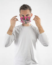 Load image into Gallery viewer, German Wirehaired Pointer With Peonies Gift For Dog Lovers Cloth Face Mask
