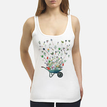 Load image into Gallery viewer, Garden Flying Unique Design Great Gift For Garden Lovers Ladies Flowy Tank
