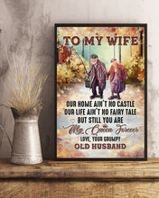 Load image into Gallery viewer, Go Fishing You Are My Queen Forever Grumpy Old Husband Gift For Wife Vertical Poster
