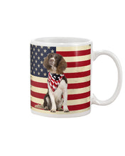 Load image into Gallery viewer, Lovely Phone Case With US Flag Gift For Spaniel Lovers Mug
