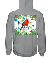 Load image into Gallery viewer, Scarlet Macaw With Butterflies I Am Always With You Gift For Lover Hoodie
