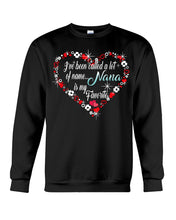 Load image into Gallery viewer, Nana Is My Favorite  Unique Custom Design For Family Sweatshirt
