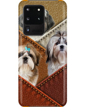 Load image into Gallery viewer, Three Cute Shih Tzu In Bag Gift For Dog Lovers Phone case
