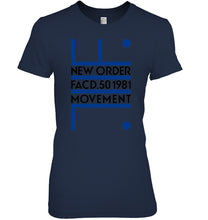 Load image into Gallery viewer, New Order Facd 501981 Movement Simple Unique Custom Design Ladies Tee
