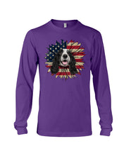 Load image into Gallery viewer, English Cocker Spaniel US Sunflower Gift For Dog Lovers Unisex Long Sleeve
