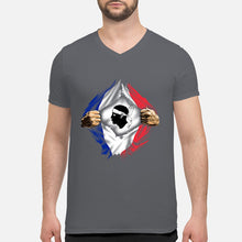 Load image into Gallery viewer, Corse Super Hero Flag Patriot Gift For Men Guys V-Neck
