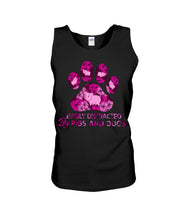 Load image into Gallery viewer, Lovely Phone Case Easily Distracted By Pigs And Dogs Gift For Dog Lovers Unisex Tank Top
