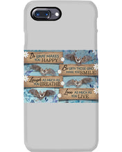 Load image into Gallery viewer, Do What Makes You Happy With Bats Gift For Girls Phone case
