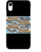 Load image into Gallery viewer, Do What Makes You Happy With Bats Gift For Girls Phone case
