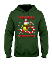 Load image into Gallery viewer, Tennis Players Magical Christmas Snowman Gift For Women Hoodie
