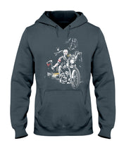 Load image into Gallery viewer, You're Not Alone Motorcycle Axe Gift For Men Hoodie
