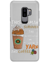 Load image into Gallery viewer, The Quarantine Time With Yarn And Coffee Gift For Women Phone case
