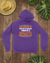 Load image into Gallery viewer, Sorry This Guy Is Already Taken By A Smart And Sexy Redhead Gift For Men Hoodie
