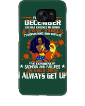 Load image into Gallery viewer, December Superwoman  Life Has Knocked Me Down Birthday Meaningful Gift Phone case
