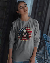Load image into Gallery viewer, English Cocker Spaniel US Sunflower Gift For Dog Lovers Unisex Long Sleeve
