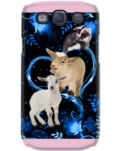 Load image into Gallery viewer, Lovely Phone Case Twinkling Blue Heart Gift For Goat Lovers Phone case
