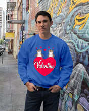 Load image into Gallery viewer, Couple Otter Valentine's Day Gift For Otter Lovers Sweatshirt
