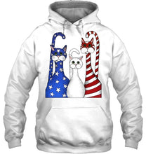 Load image into Gallery viewer, Cat Happy America  Independence's Day Special Custom Design Hoodie
