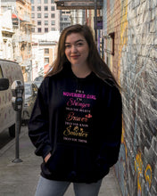 Load image into Gallery viewer, Birthday Gift For November Girl I'm Smarter Than You Think Hoodie
