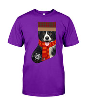 Load image into Gallery viewer, Santa Border Collie In Stock Gift For Dog Lovers Guys Tee
