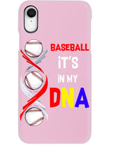 Load image into Gallery viewer, Baseball Be My DNA Gift For Sport Lovers Phone case
