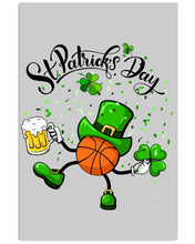 Load image into Gallery viewer, Basketball Saint Patrick's Day Gift For Basketball Lovers Vertical Poster
