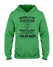 Load image into Gallery viewer, A Spoiled Wife Of An October Grumpy Old Man Birthday Meaningful Gift Hoodie
