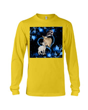 Load image into Gallery viewer, Lovely Phone Case Twinkling Blue Heart Gift For Goat Lovers Unisex Long Sleeve
