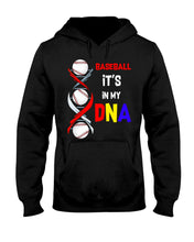 Load image into Gallery viewer, Baseball Be My DNA Gift For Sport Lovers Hoodie
