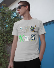 Load image into Gallery viewer, Cute Penguin Dabbing Hallo Gift For Penguin Lovers Guys Tee
