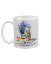 Load image into Gallery viewer, Cat With Coffee Is The Satisfaction Gift For Cat Lovers Mug
