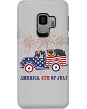 Load image into Gallery viewer, America 4th Of July Truck Pug Gift For Dog Lovers Phone case
